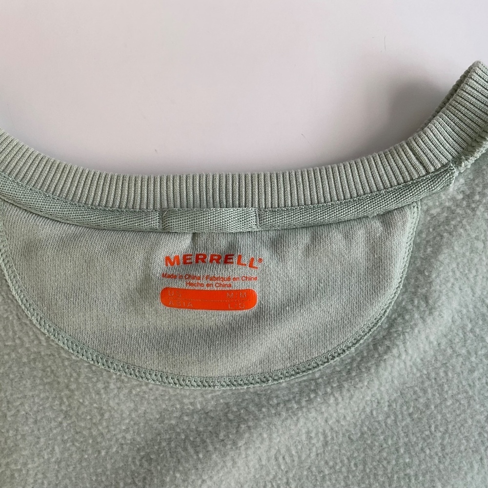 Merrell Women’s Sweatshirt Sz M Sage Athleisure Everyday Comfort Normcore Sporty - Picture 5 of 10